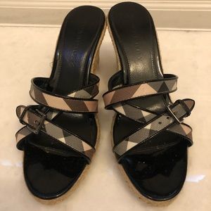Authentic Burberry sandals in great condition
